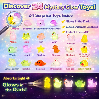 Surprise Bath Bombs with Hidden Glow Toys